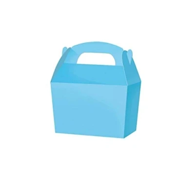 Image of Playwrite Treat Boxes Wedding Favour Cupcake Gift Party Box Choose From 13 Colours (25, Baby Blue)