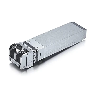 Image of Intel E10GSFPSR Compatible SFP+ SR Multimode Transceiver, 10GBase Fibre Module, Dual LC Connector, 850nm, 300 Meter