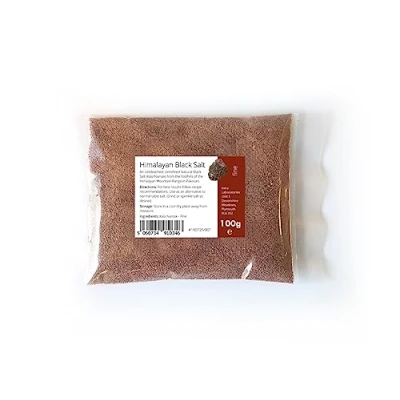 Image of Intralabs Black Himalayan Salt 100g Pure &amp; Naturally Organic Food Grade Kala Namak Fine