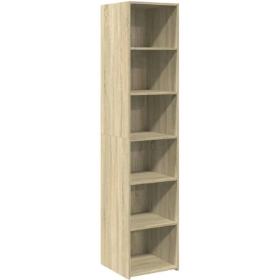 Image of vidaXL Highboard Sonoma Oak 40x41x185 cm Engineered Wood