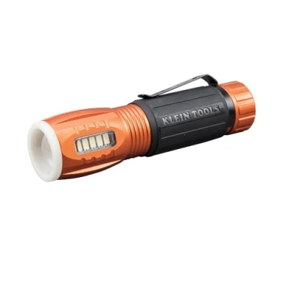 Image of LED Flashlight and Worklight, Durable Waterproof, Hands free Magnetic Includes Batteries Klein Tools 56028