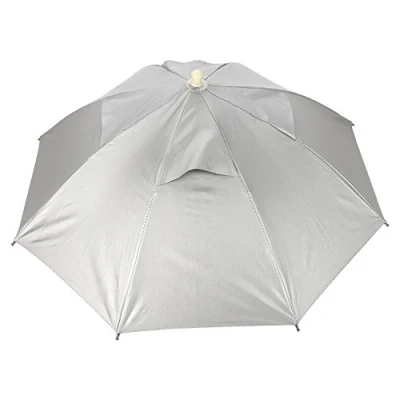 Image of Tbest Fishing Umbrella Hat,Outdoor Handfree Hat Folding Sun Rain Waterproof UV Protection Headwear Adjustable Outdoor for