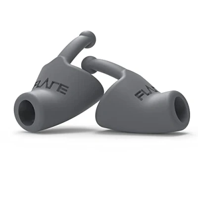 Image of Flare Calmer Ear Plugs Alternative Reduce Annoying Noises Without Blocking Sound Soft Reusable Silicone Grey