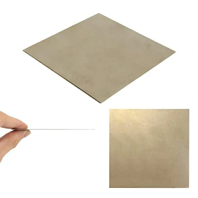Image of 0.5mm Grade.2 Thin Titanium Plate Ti Sheet 100mmx100mmx0.5mm for Metalworking