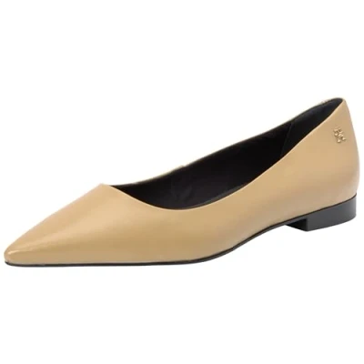 Image of Tommy Hilfiger Women TH Pointy Ballerina, Classic Khaki, 37 EU