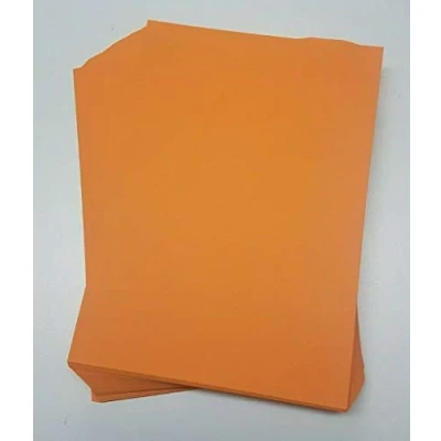 Image of A4 Orange Card Stock x 20 Sheets, 240gsm (297mm 210mm) Stella Crafts