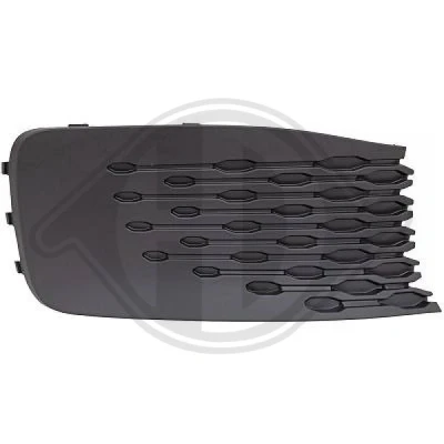 Image of 2K78536669B9 Bumper Grill DIEDERICHS 2298646 Right for vehicles without front fog light
