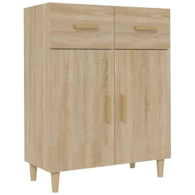 Image of vidaXL Sideboard Sonoma Oak 69.5x34x90 cm Engineered Wood