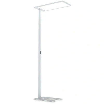 Image of COMFORT Dimmable LED Integrated Floor Lamp White, In Built Switch, 4000K