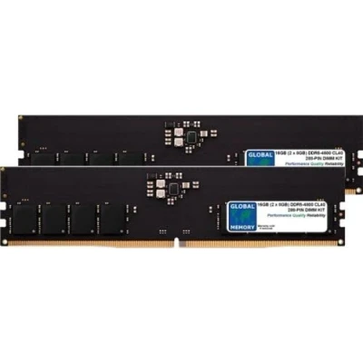 Image of 16GB (2 x 8GB) DDR5 4800MHz PC5 38400 288 PIN DIMM MEMORY RAM KIT COMPATIBLE WITH PC DESKTOPS/MOTHERBOARDS