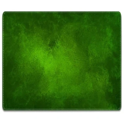 Image of Silent Monsters Mouse Mat Small 24 x 20 cm / 10 8 inches, Pad Design: green, Stitched Edges, Mousemat for Office and Gaming, Mousepad Non Slip Rubber Base, Desk