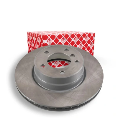 Image of 34116756745, 34116764021, 34116864059 Brake disc FEBI BILSTEIN 24342 Front Axle 310mm 24mm 5 Hole 120mm internally vented Coated BMW: Saloon