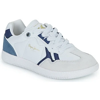Image of Pepe jeans BALL RETRO B boys&#039;s Children&#039;s Shoes (Trainers) in White