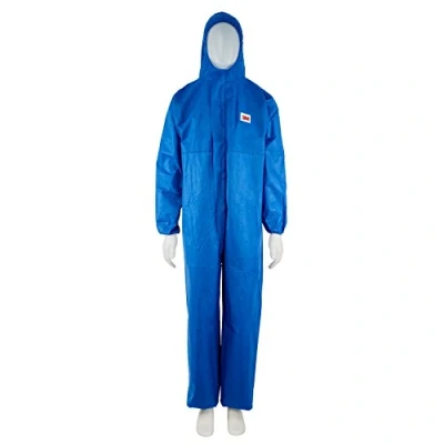 Image of 3M 4515 B S Protective Coverall, Small, Blue