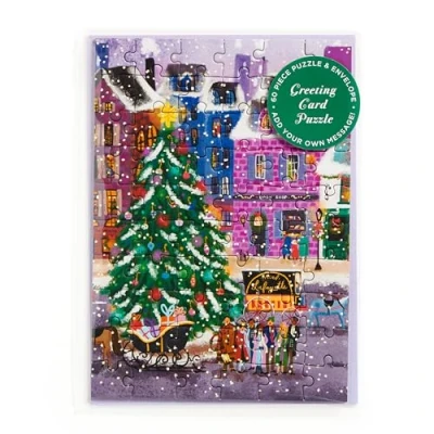 Image of Joy Laforme Christmas Square Greeting Card Puzzle