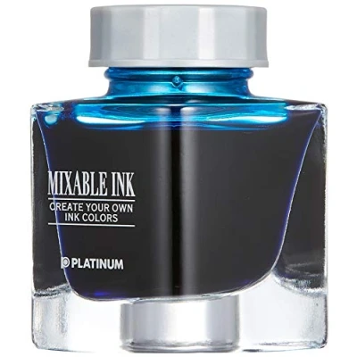 Image of Platinum Mix Free Ink Bottle 20ml Aqua Blue