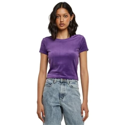 Image of Urban Classics Basic Tshirt, Women&#039;s, Size: 5XL, Realviolet