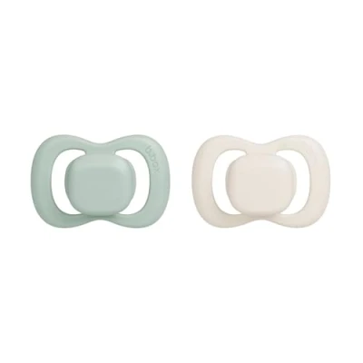 Image of b.box Pacifier Soother Dummy Size 2 (2 Pack) Symmetrical Silicone Teat and Shield Antimicrobial BPA Free 6m+