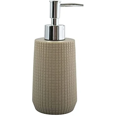 Image of MSV Soap Dispenser, Acrylic, Grey Brown, Unique