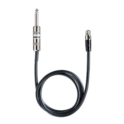Image of Shure WA302 2&#039; Instrument Cable, 4 Pin Mini Connector (TA4F) to 1/4inch
