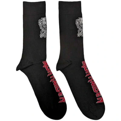Image of Rock Off officially licensed products Iron Maiden Killers Eddie Ankle Socks Size UK 7 11, Black, 11