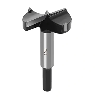 Image of ASNOMY 65mm Forstner Drill Bit, Carbide Tipped Bit for Hard Wood, Wood Drilling Hole Saw Set Woodworking Hinge Cutter Tool Kits Plastic Plywood