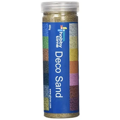 Image of Glorex Deco Sand 480 g, Gold, 15.5 x 6 cm