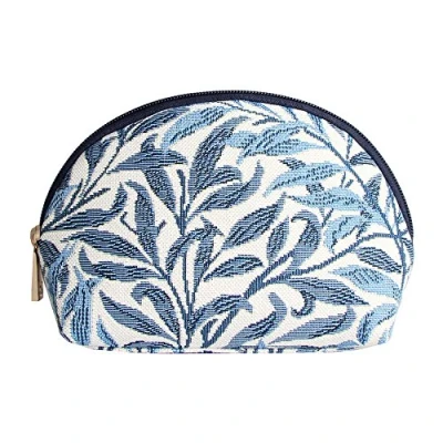 Image of Signare Tapestry Cosmetic Bag Makeup for Women with William Morris Design (Willow Bough, COSM WIOW)