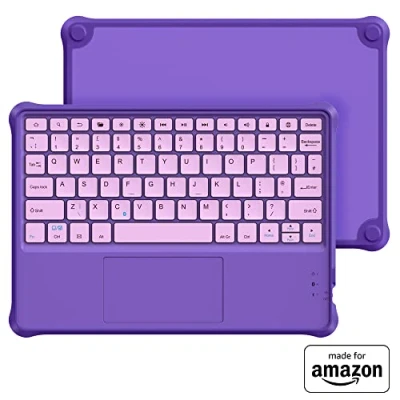 Image of Made for Amazon Kids Wireless Bluetooth Keyboard Purple, Fire HD 10 and Pro tablets