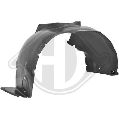 Image of 7E0809957C, 7E0809957E Wheel Arch Cover DIEDERICHS 2274009 Left Front VOLKSWAGEN: Transporter 6