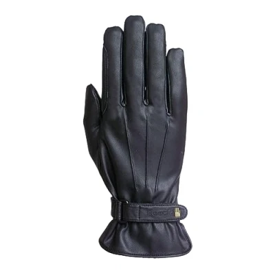 Image of Roeckl Sports equestrian gloves WEYMOUTH, winter riding glove, black 8