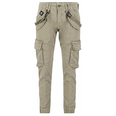 Image of Alpha Industries Utility Mens Casual Trousers Vintage Sand