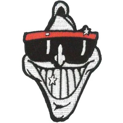 Image of Klicnow Dr Feelgood Logo Embroidered Patch 8CM X 5CM (3&quot; 2&quot;)