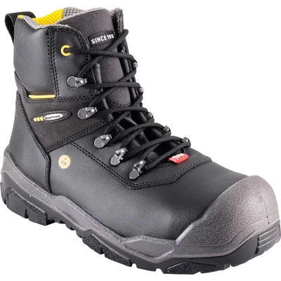 Image of Ejendals 1828 43 Size &quot;Jalas Jupiter&quot; Safety Boots Black/Grey/Yellow