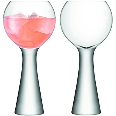 Image of LSA International Moya Wine Balloon 550 ml Clear Set of 2 Mouthblown and Handmade Glass MV22