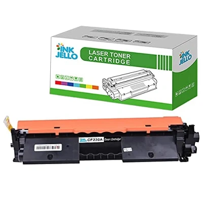Image of InkJello Compatible Toner Cartridge Replacement for HP LaserJet Pro M203 M203dn M203dw, MFP M227 M227fdn M227fdw M227sdn CF230A with Chip (Black, 1 Pack)