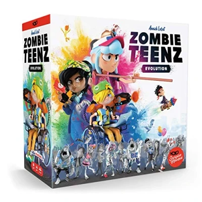 Image of Scorpion Masqué Zombie Teenz Evolution Board Game Ages 8+ 2 4 Players 20 Minutes Playing Time