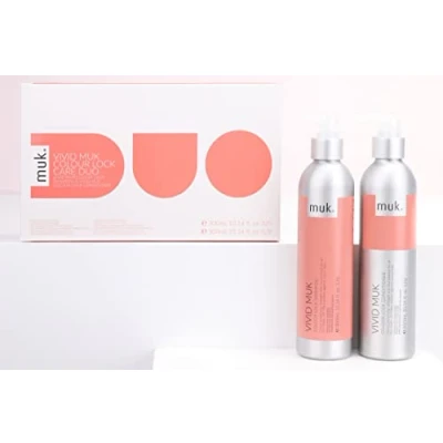 Image of Vivid Muk Colour Lock Shampoo + Conditioner Combo 2022 (Alternative Gift Packaging)