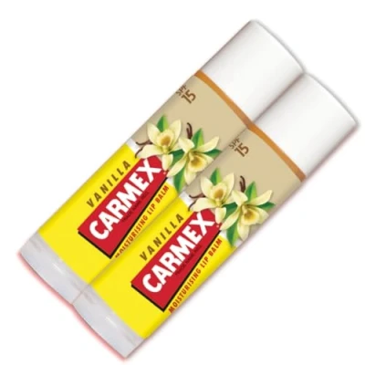Image of Carmex Vanilla click stick duo pack