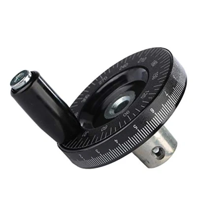 Image of FTVOGUE Scale Angled Handwheel Bakelite Milling Hand Wheel Solid Round Industrial