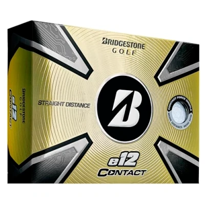 Image of Bridgestone E12 CONTACT GOLF BALLS 2023 WHITE 1 Dozen
