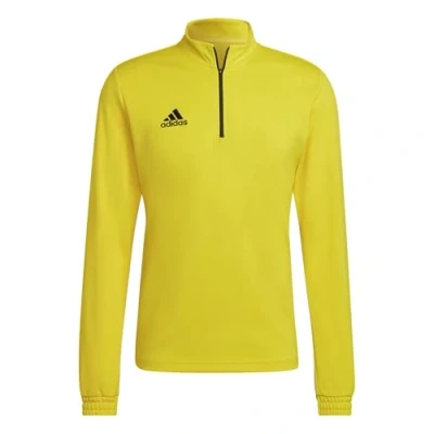 Image of adidas Performance Entrada 22 Training Sweatshirt, Men&#039;s, Size: 3XL, Gelbschwarz