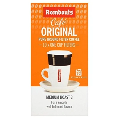 Image of Rombouts Original Blend One Cup Filters 10 per Pack of 2