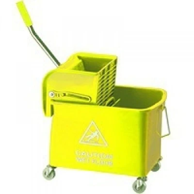 Image of ROBERT SCOTT KS15YL Mobile Mop Bucket, 15 L, Yellow