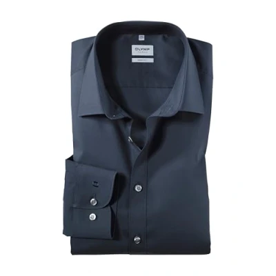 Image of Olymp Level Five Shirt Extra Long Sleeve Body Fit Navy Dark Blue size 45