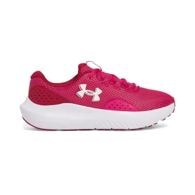 Image of Under Armour UA W Charged Surge 4 Shaded Fuchsia/Crimson Crest/White 6