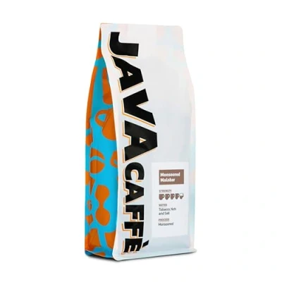 Image of Java Caffe Monsooned Malabar Coffee Beans 1Kg Hand Roasted