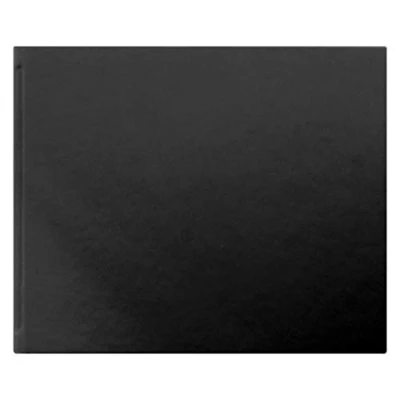 Image of Letts Dazzle Quarto Landscape occasions/guest book Black plain