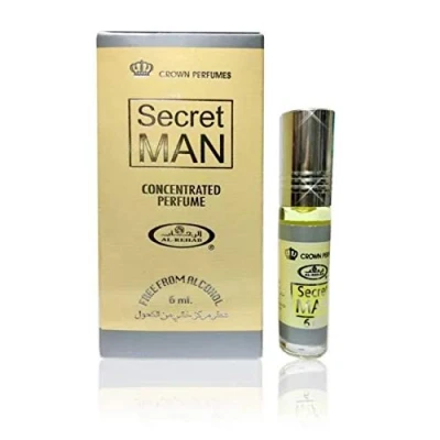 Image of 1x6ml Secret Man Al Rehab Genuine Perfume Roll Fragrance Oil Alcohol Free Halal