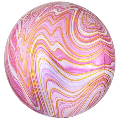 Image of Amscan 4139601 Orbz Marblez: Pink